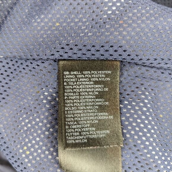 The North Face navy blue poka dot jacket/windbreaker. Women's size medium. - Picture 6 of 6